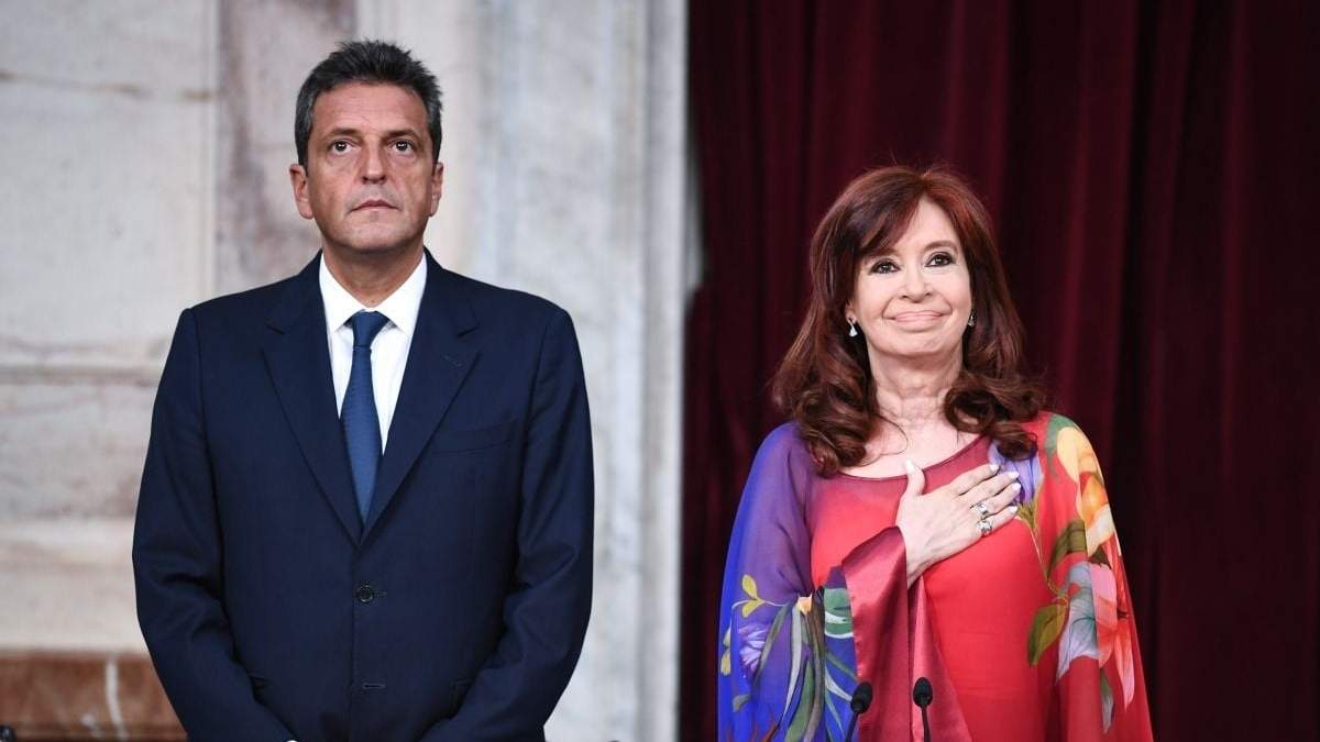 Sergio Massa y Cristina Kirchner. Fuente: (Twitter)