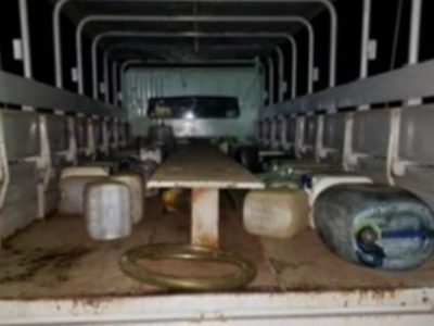 Caen tres marinos que transportaban presunto huachicol en Oaxaca
