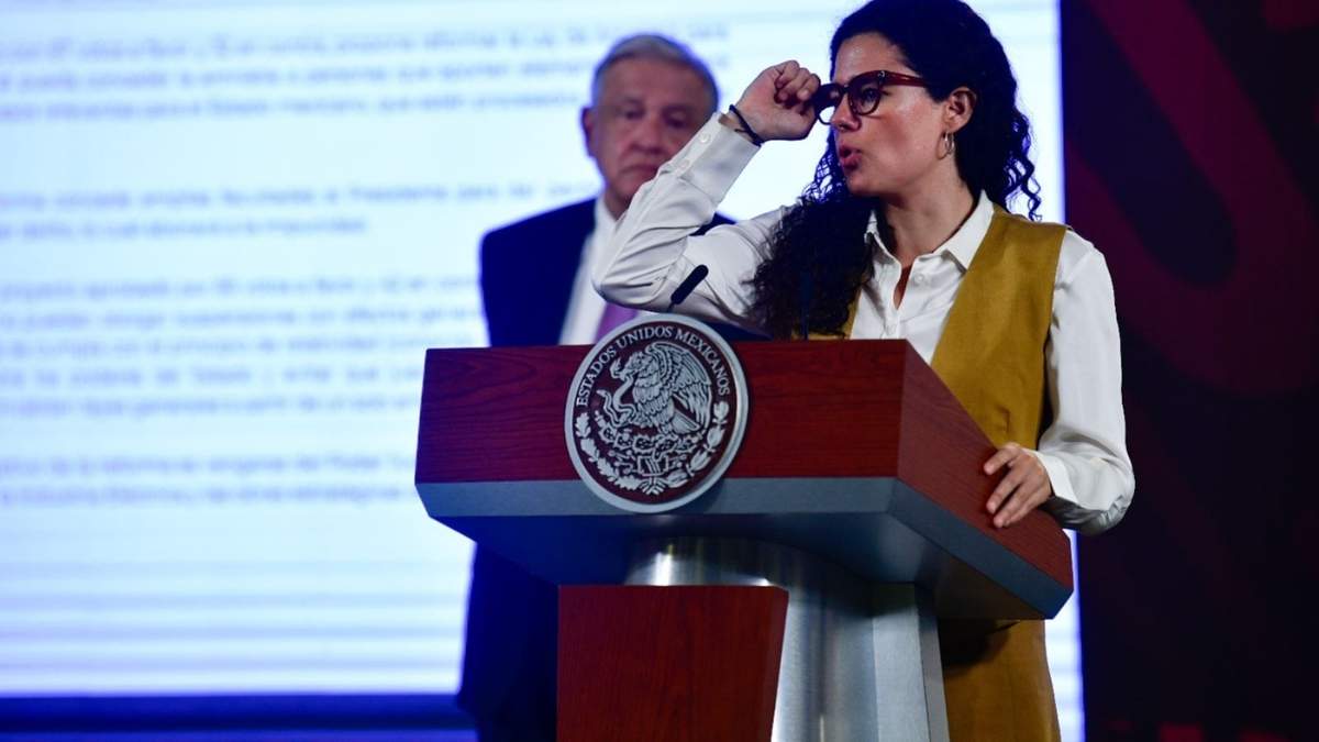 La secretaria de Gobernación, Luisa María Alcalde