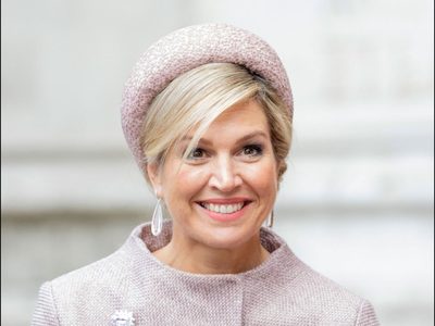 Máxima Zorreguieta se mostró comprometida con la crisis sanitaria e impactó con su look