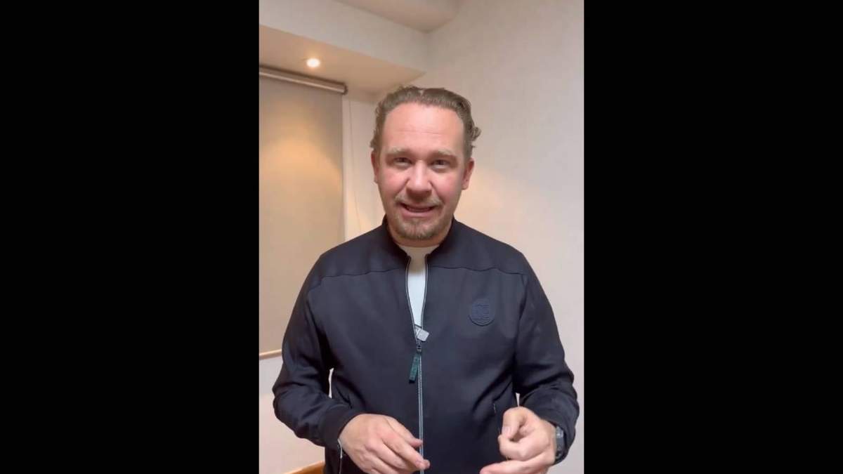 El candidato de la coalición PRI, PAN. PRD para la gubernatura de la CDMX, Sabtiago Taboada