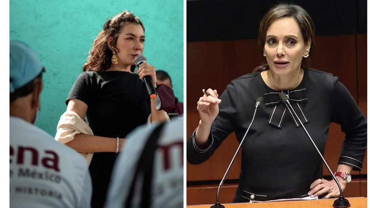 La candidata morenista a diputada y la senadora panista