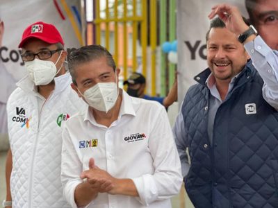 El morenista Alejandro Guillén se suma a candidato del PAN, PRI y PRD en Coyoacán