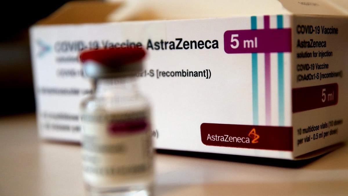 Vacuna de AstraZeneca. Fuente: (Twitter)
