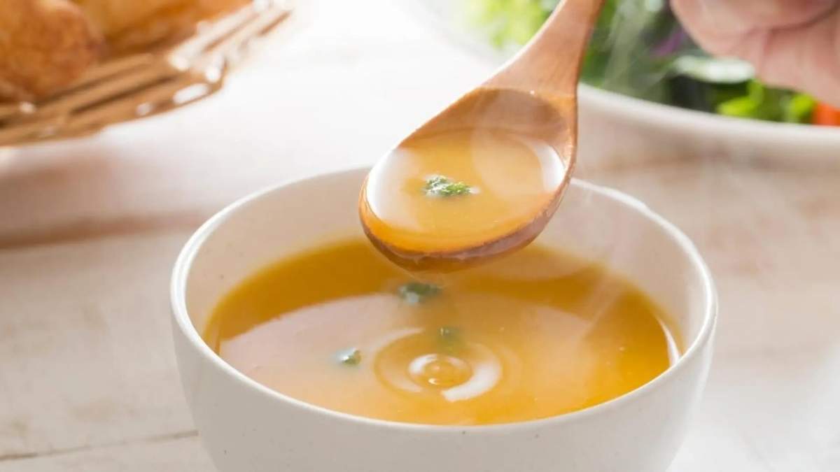 Sopa de zanahoria y manzana. Fuente:(X).
