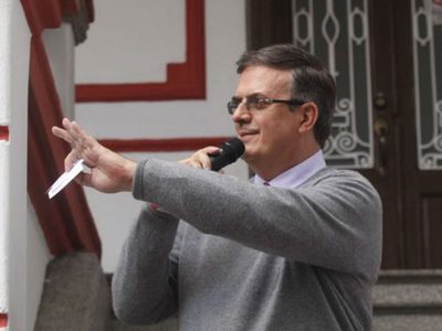 Ebrard asegura que encuentro Pompeo-AMLO será en casa de la transición en la Roma
