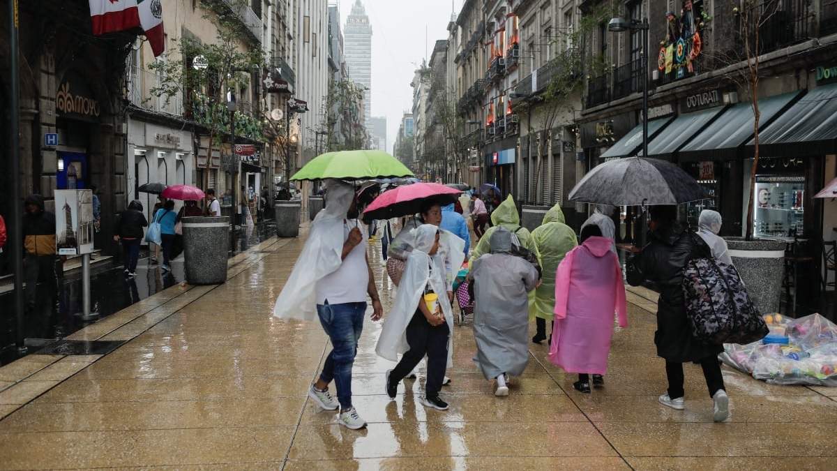 Lluvias en la CDMX