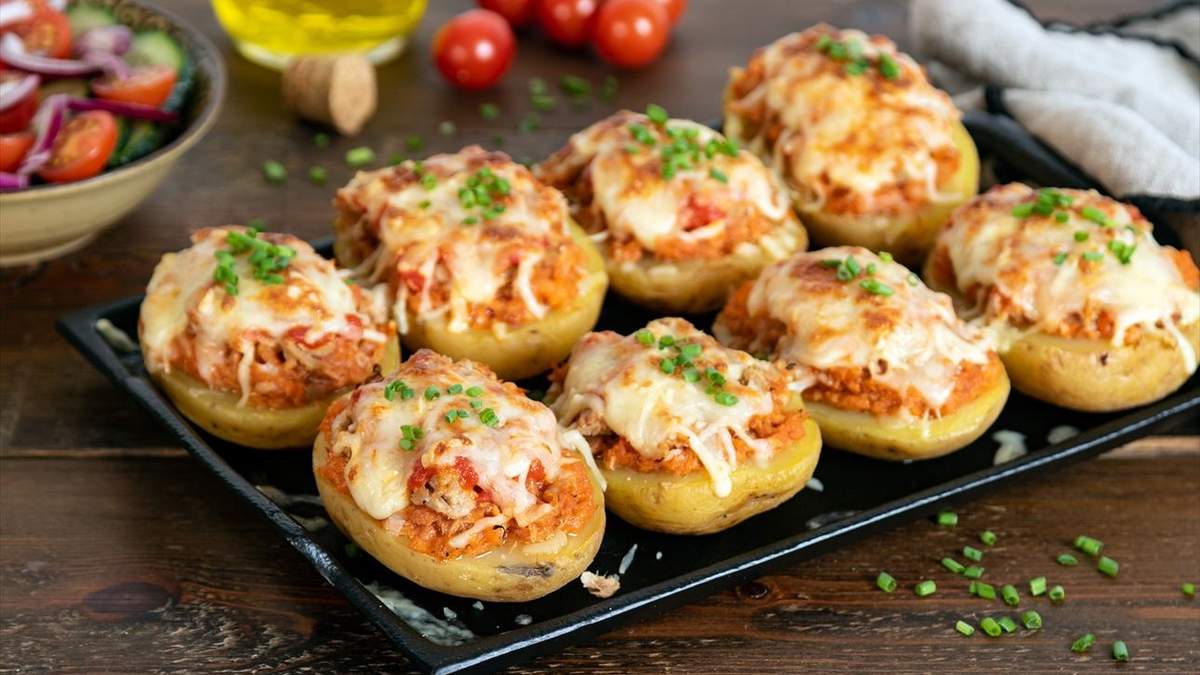 Papas rellenas. Fuente: (Instagram)