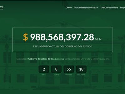 El gobierno de BC debe más de 988 mdp a la UABC