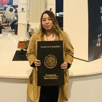 Mónica Ortiz, astronauta análoga oaxaqueña, fue reconocida por su contribución al sector espacial
