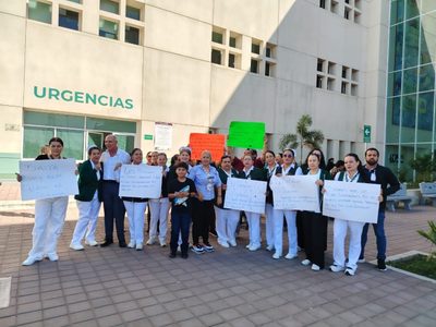 Trabajadores del Hospital General de Culiacán denuncian falta de pago por parte del IMSS Bienestar