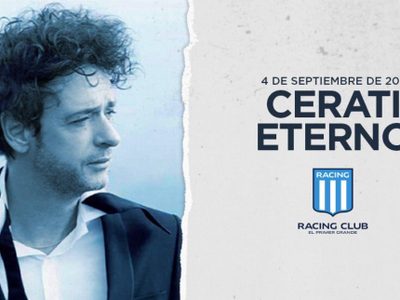 Gustavo Cerati: leyenda del rock con los colores de Racing Club