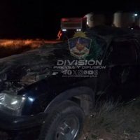 Regresaban de pescar en el lago Mari Menuco y volcaron en la ruta 151