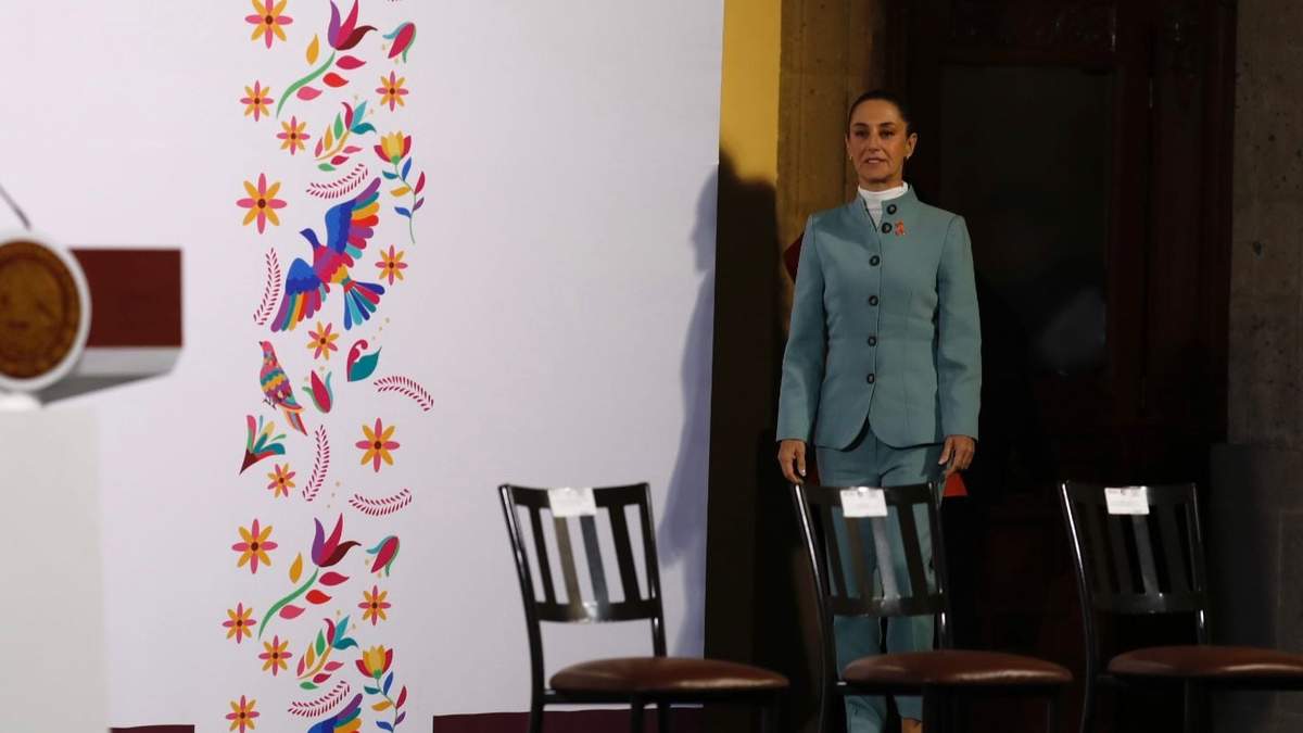 Claudia Sheinbaum en la conferencia de este lunes