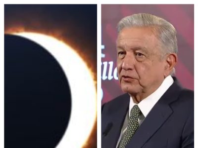 AMLO pide a medios difundir medidas de precaución para ver el eclipse en México