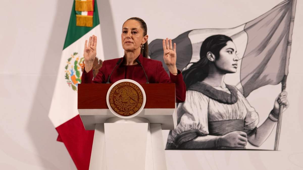 La presidenta Claudia Sheinbaum