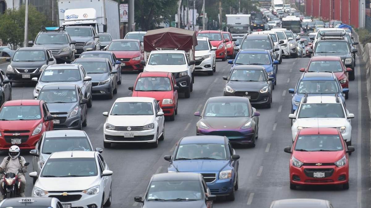 Tráfico en la Ciudad de México durante la Fase I de Contingencia Ambiental