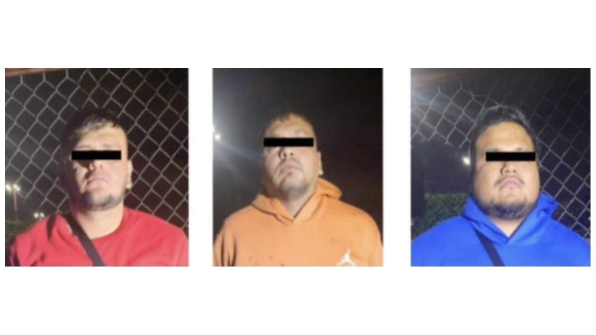 Tres de los cuatro detenidos