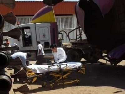 Explota una pipa en la Terminal Marítima de Dos Bocas; hay un muerto y dos heridos