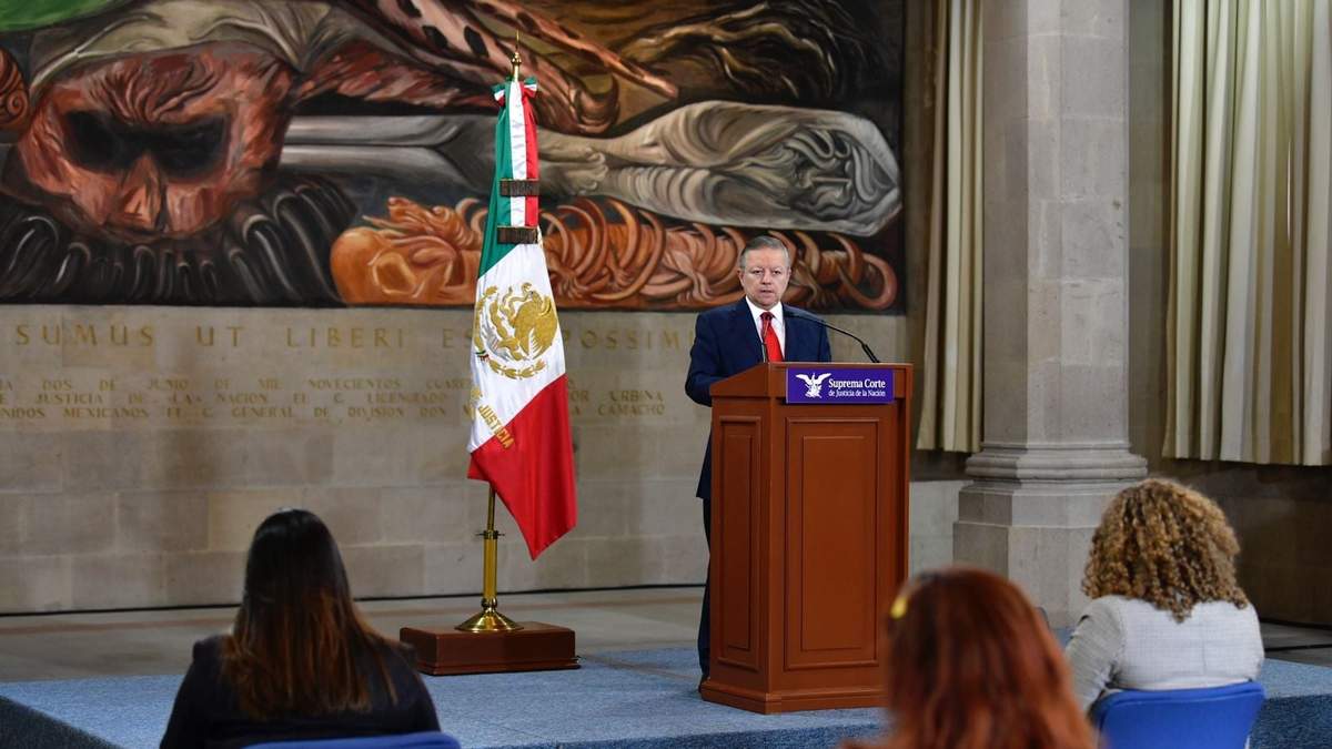 El ministro presidente de la Suprema Corte, Arturo Zaldívar