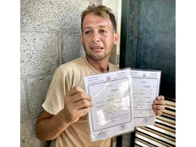 Bebés mellizos palestinos mueren por ataque israelí mientras su padre tramitaba sus certificados
