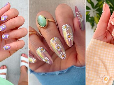 Nail Art: así podés aprender a pintar flores en la manicura francesa invertida como toda una experta en uñas