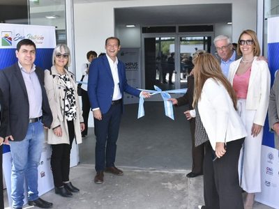 Gutiérrez inauguró un campus tecnológico para el desarrollo de la economía del conocimiento