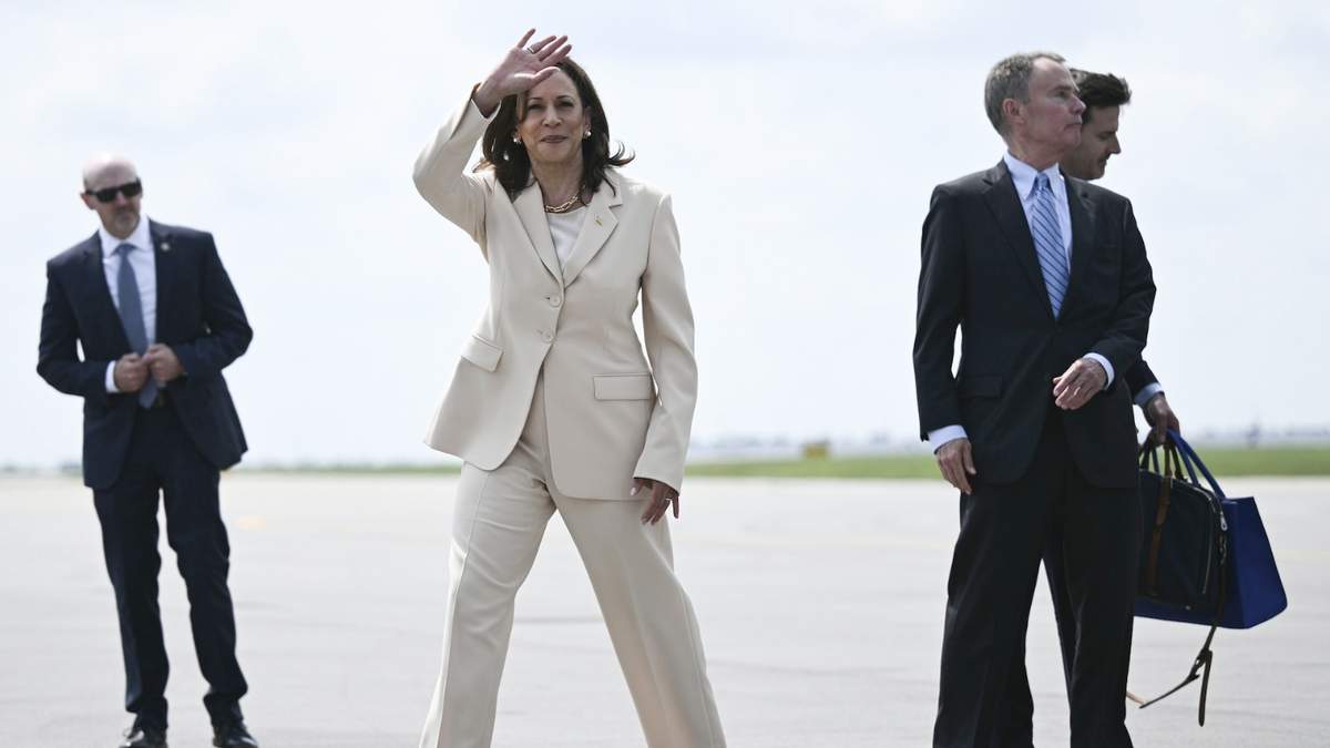 La vicepresidenta Kamala Harris