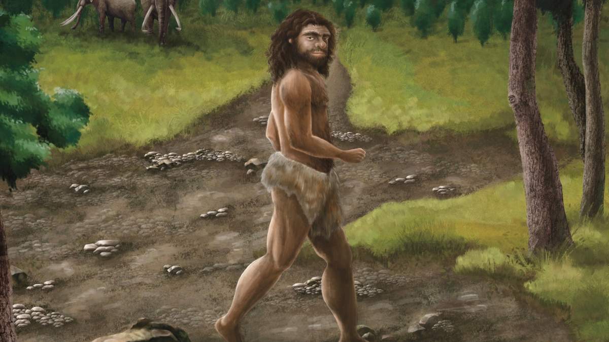 Ilustración entregada por científicos en abril del 2025, de un hombre denisovano en lo que es hoy Taiwán, en la era Pleistocena