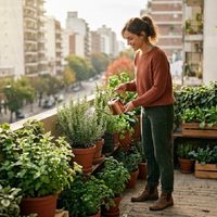 4 plantas balconeras que podés cultivar en otoño y aprovechar también en la cocina