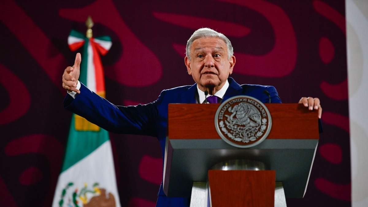 El presidente en su conferencia del lunes