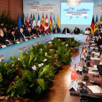 Conferencia internacional pide elecciones libres en Venezuela y levantar las sanciones