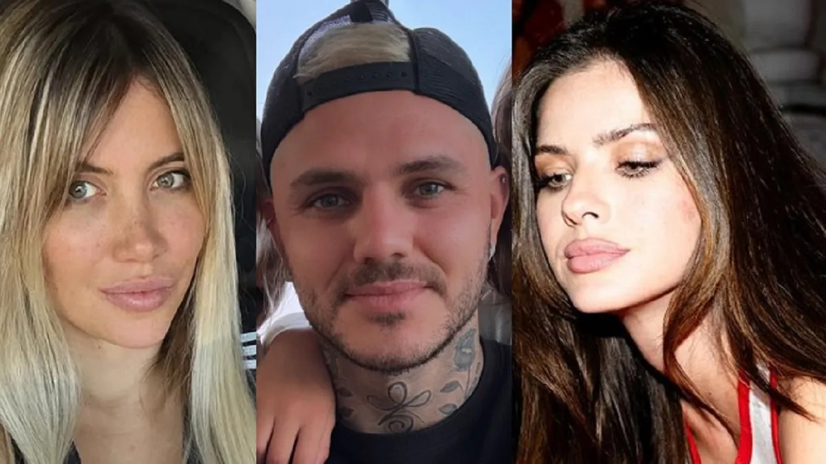 Wanda Nara, Mauro Icardi y la China Suárez. Fuente: (Instagram)