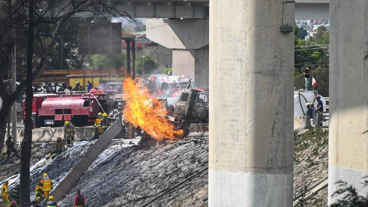 La explosión en el puente de La Concordia de la alcaldía Iztapalapa