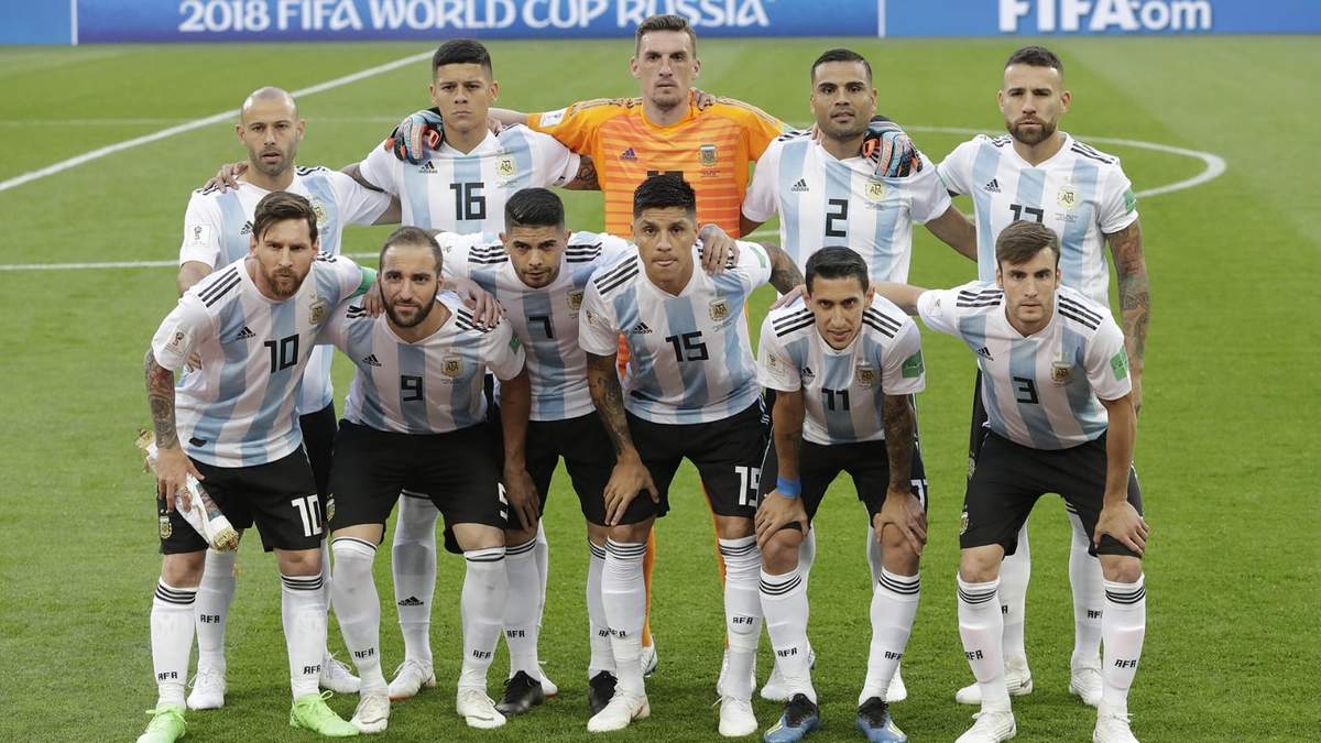 Formación vs Nigeria en Rusia 2018. Fuente (Instagram)