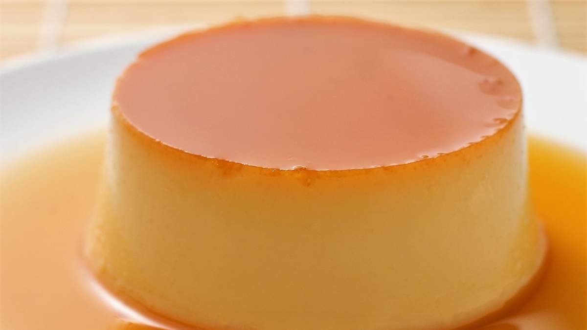 Flan de dulce de leche. Fuente: (X)