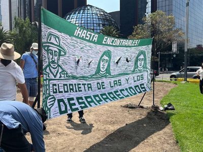Colectivos emplazan a Sheinbaum a crear la "Glorieta de las y los desaparecidos"