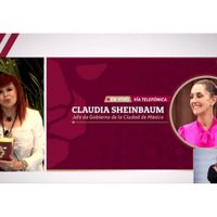 Claudia Sheinbaum participa en el “Martes del jaguar” de Layda Sansores; así intercambiaron elogios