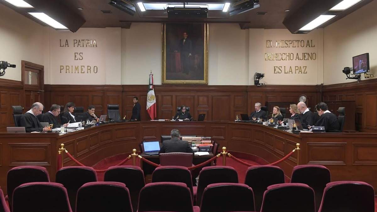 Sesión en la Suprema Corte