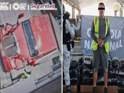 Aseguran casi 2 toneladas de droga en cajas de cuadros decorativos en Tijuana