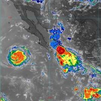 "Howard" pasó de tormenta tropical a huracán categoría 1