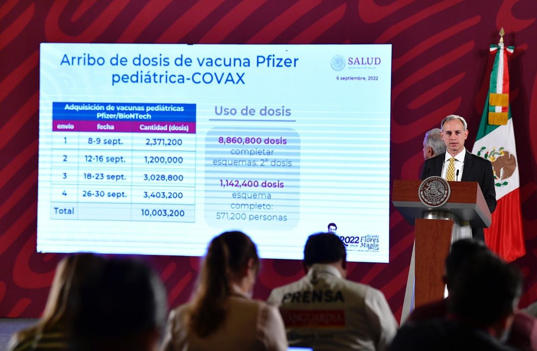 arribo de vacunas de Covax