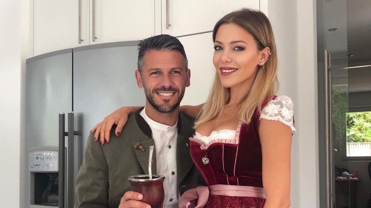 Evangelina Anderson y Martín Demichelis. Fuente: (Instagram)