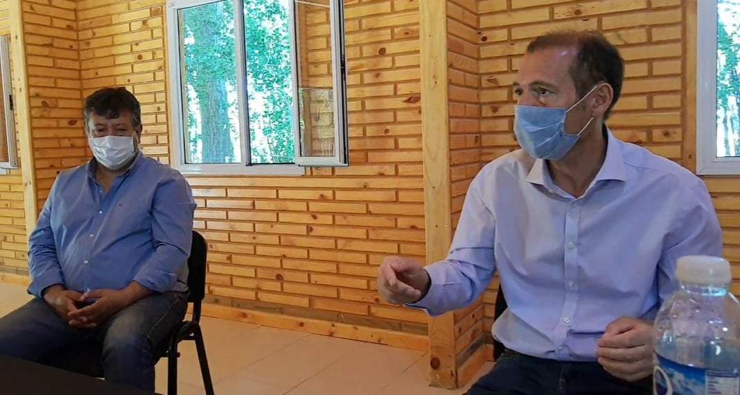 Omar Gutiérrez en Chos Malal. Fuente: (Neuquén Informa)
