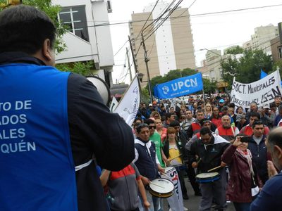 Empleados judiciales realizan paro de 24 horas: reclaman cumplimiento del convenio colectivo