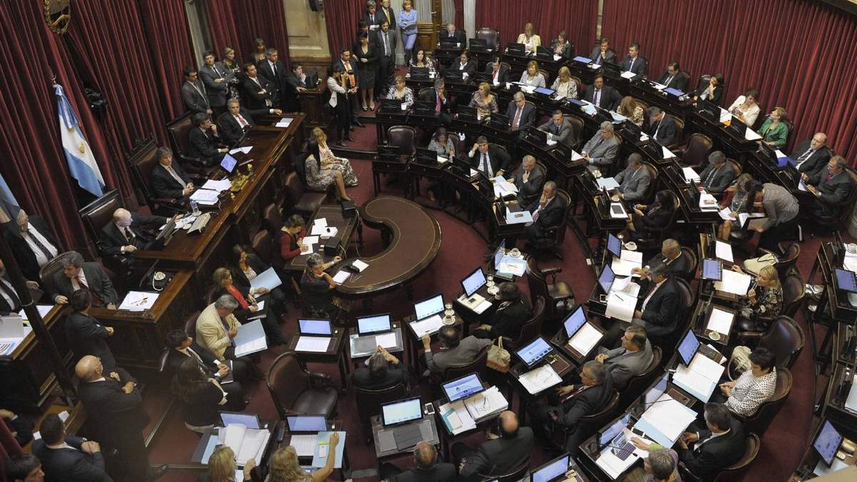 Cámara de Senadores. Foto: (Twitter)