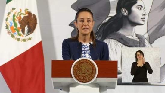 La presidenta Claudia Sheinbaum lamentó el fallecimiento del Papa Francisco
