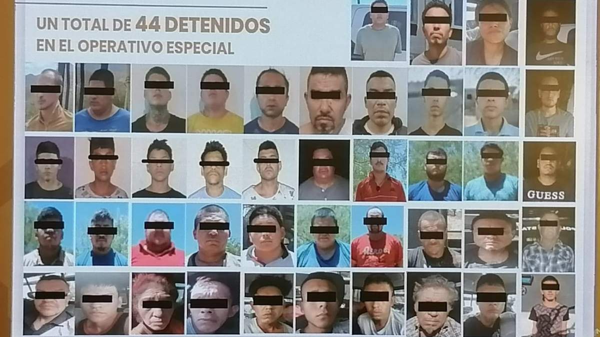 Los detenidos