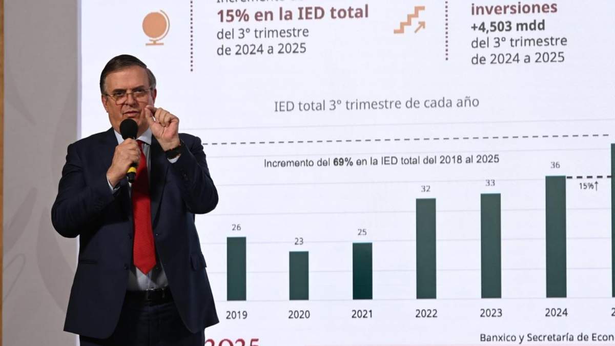 El secretario de Economía, Marcelo Ebrard Casaubón