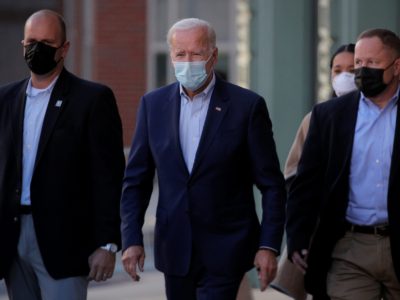 Aumentan la protección de Biden ante posible victoria: más seguridad y restricción del espacio aéreo